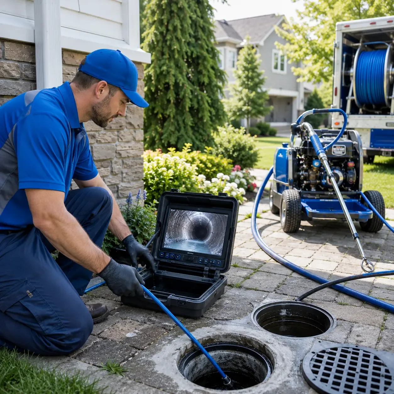 Outdoor drain cleaning professionals serving Newell, IA